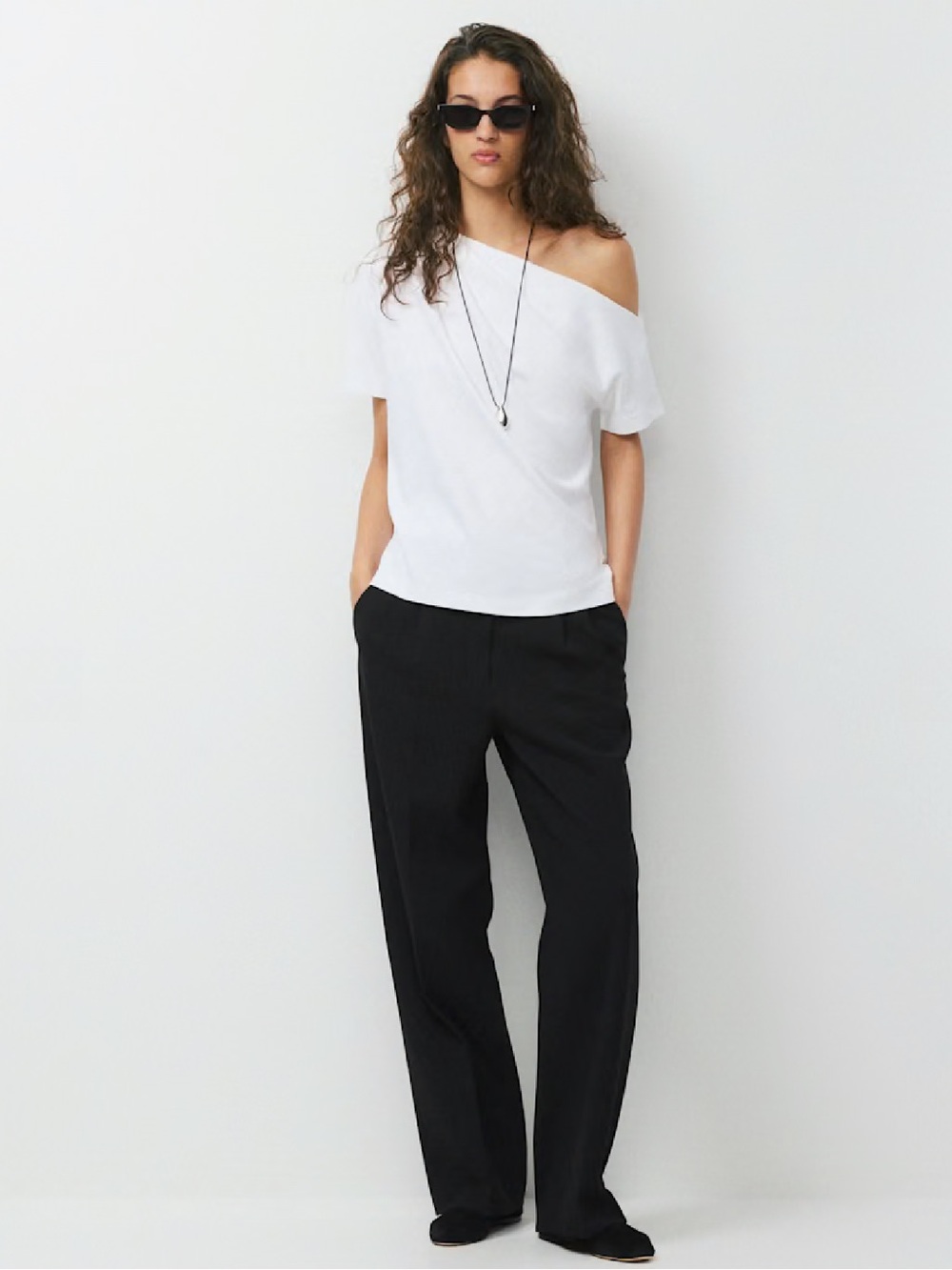 Aritzia Babaton InterLock Cotton Script Top
